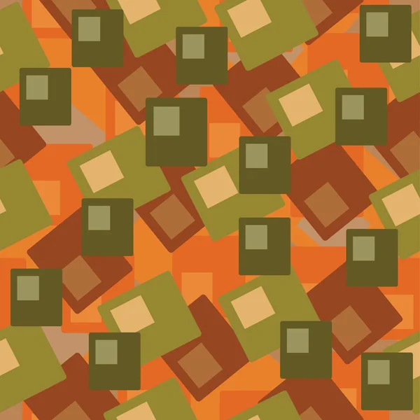 Nahtloses orangefarbenes Muster — Stockvektor
