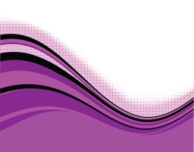 Violet curves background clipart