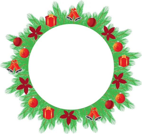 Chapelet de Noël — Image vectorielle