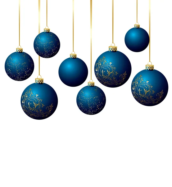 Balles bleues — Image vectorielle