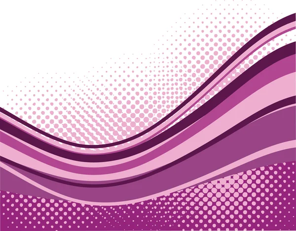 Violetta vågor bakgrund — Stock vektor