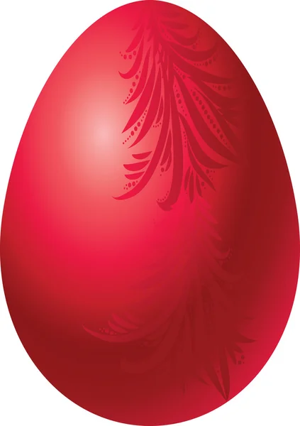 Rotes Ei — Stockvektor