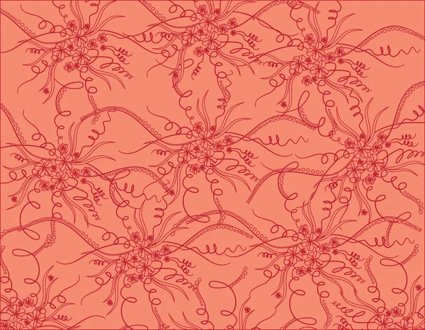 Fondo floral rosa — Archivo Imágenes Vectoriales