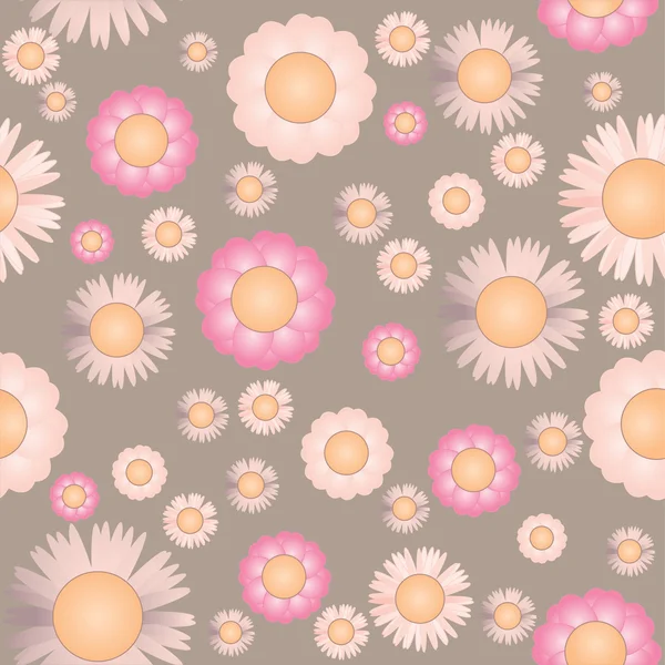 Sömlös blommor mönster — Stock vektor