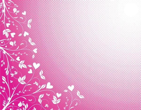 Rosa valentinbakgrunn – stockvektor