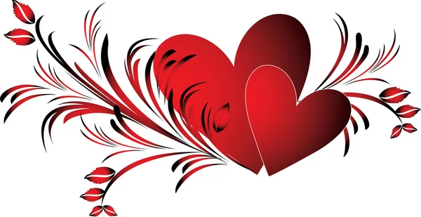 Valentines serca — Wektor stockowy