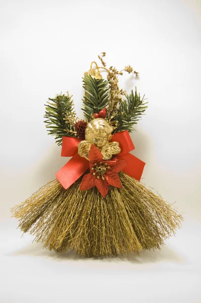 A Christmas broom — Stock Photo, Image