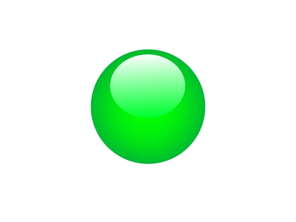 Grüner Kreis — Stockvektor
