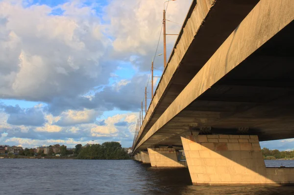 Most wyspa w Rydze — Zdjęcie stockowe