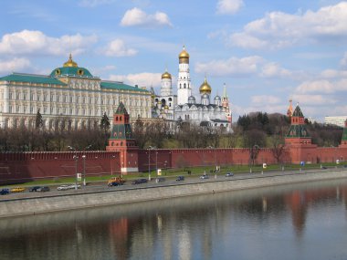 Moskova'daki Kremlin. Rusya.