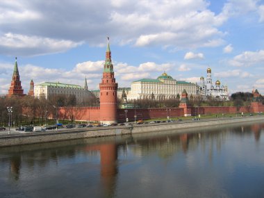 Moskova'daki Kremlin. Rusya.