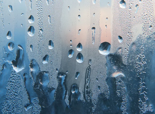 Water drops and frost — Stock Photo, Image