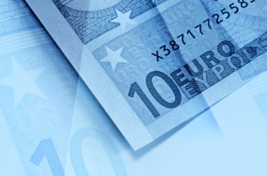 Abstract euro money background clipart