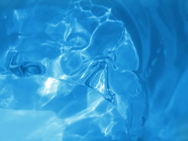 Blauw ijs en water — Stockfoto
