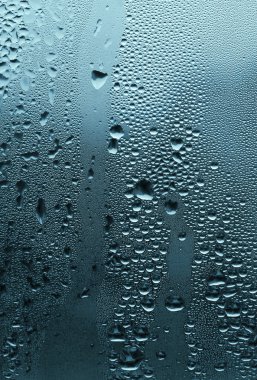 Water drops on glass clipart