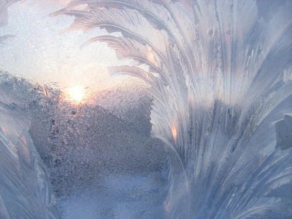 Мороз і сонце — стокове фото