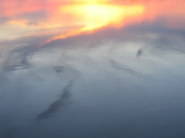 Latar Belakang Air Sunset — Stok Foto