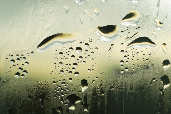 Picături de apă pe sticlă — Fotografie, imagine de stoc