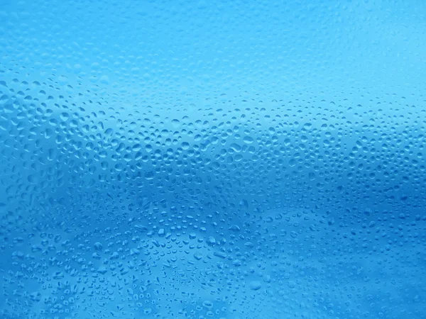 Texture goccia d'acqua blu — Foto Stock