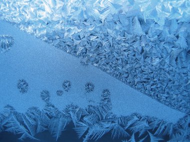 Frosty patterns clipart