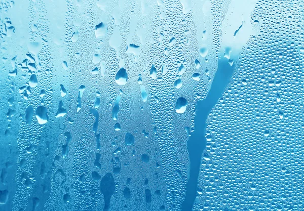 青い水滴の質感 — ストック写真