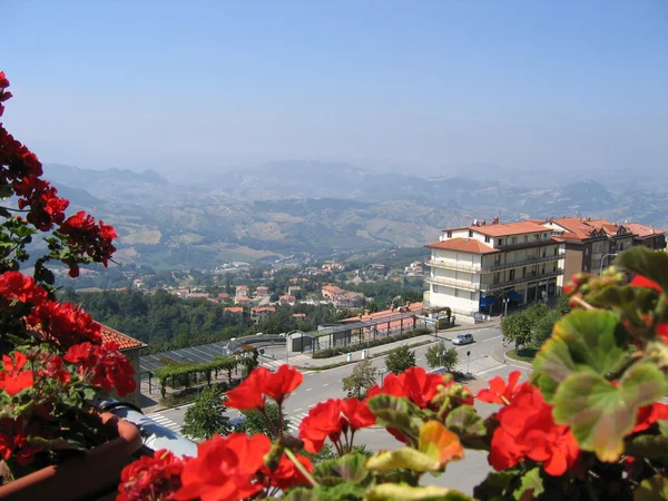 Vista para República de San Marino — Fotografia de Stock