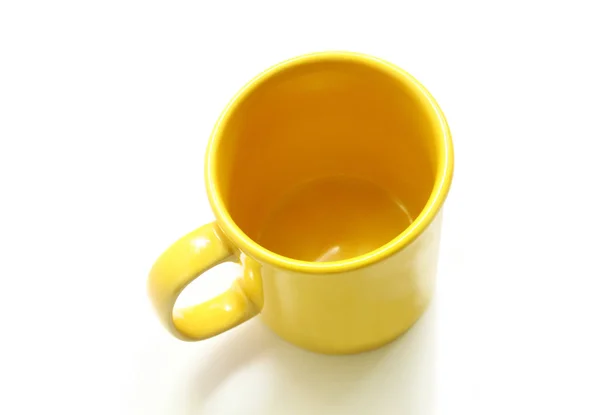 Caneca amarela — Fotografia de Stock