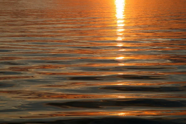 日落水背景 — 图库照片