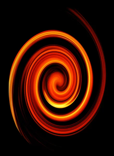 Abstract twirled fire — Stock Photo, Image