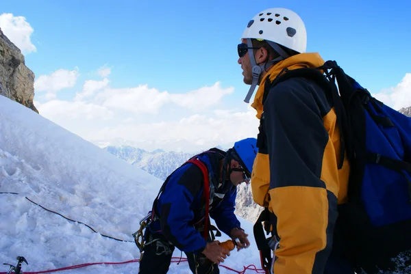 Due alpinisti — Foto Stock