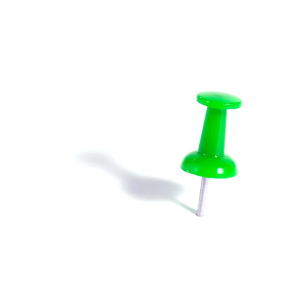 Groene push pins — Stockfoto