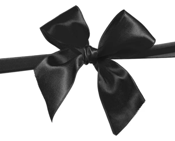 Black ribbon — Stock Photo, Image