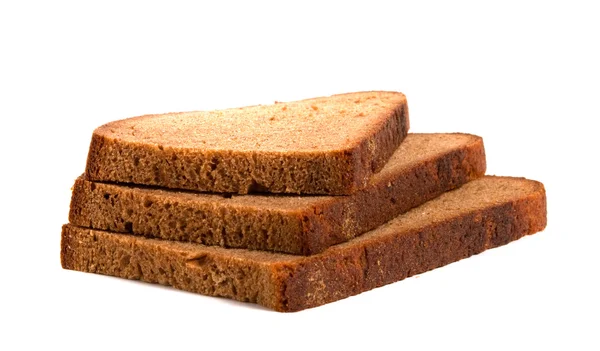 Three slices of bread — Stock Photo, Image