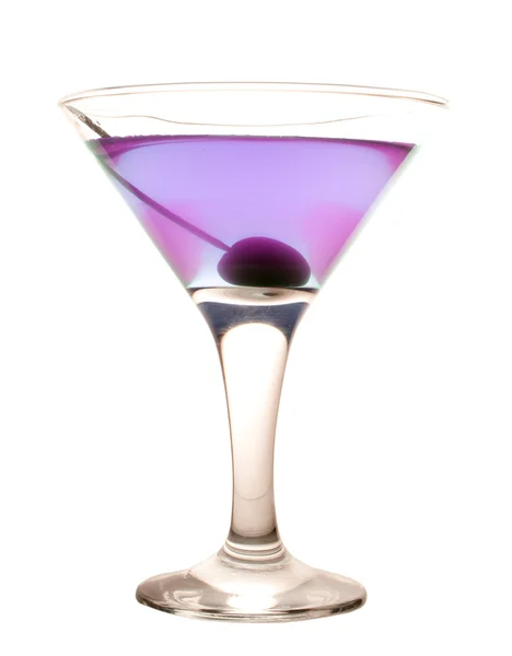 Cocktail frio violeta — Fotografia de Stock