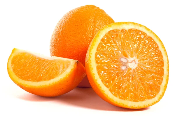 Narancs és szelet — Stock Fotó