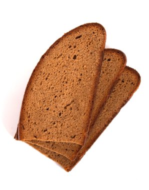 Üç dilim ekmek.