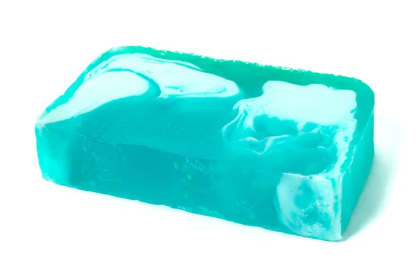 Blue handmade soap — Stock Photo, Image