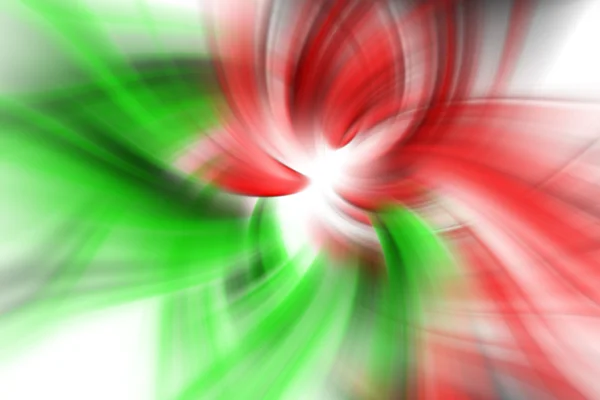 Zöld és piros absztrakt kompozíció — Stock Fotó
