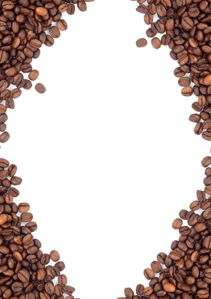 तपकिरी भाजलेले कॉफी बीन्स — स्टॉक फोटो, इमेज