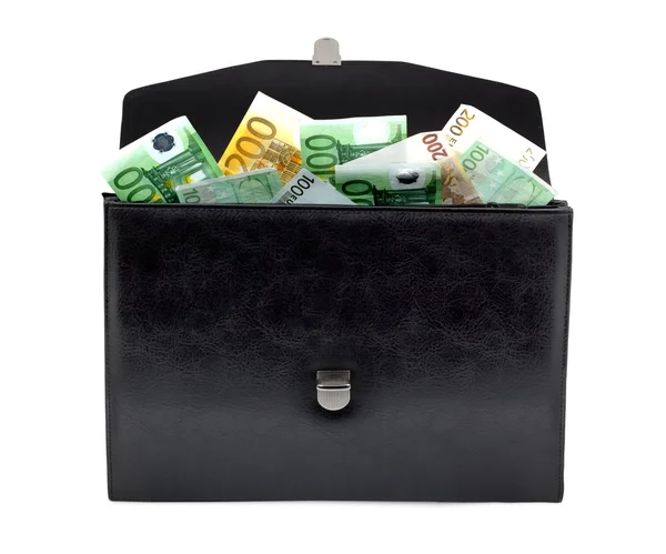 Kufřík s penězi — Stock fotografie