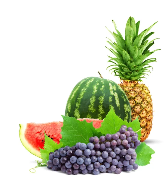 Kolorowe owoce zdrowe. — Zdjęcie stockowe