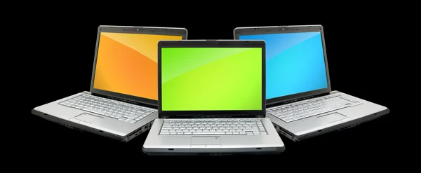 Open laptops — Stock Photo, Image