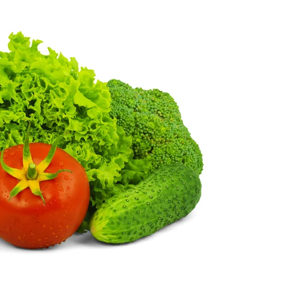 Lågt kaloriinnehåll råa grönsaker — Stock fotografie