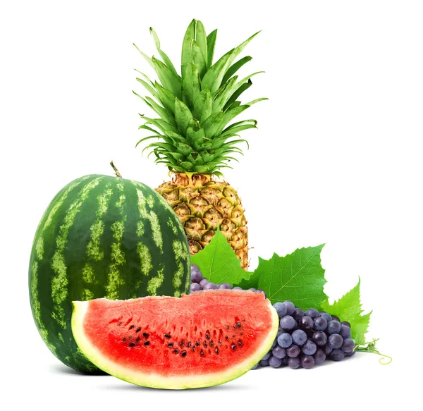 Farbenfrohe gesunde frische Früchte — Stockfoto