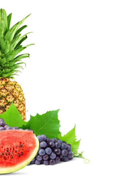 Färgglada friska frukt — Stockfoto