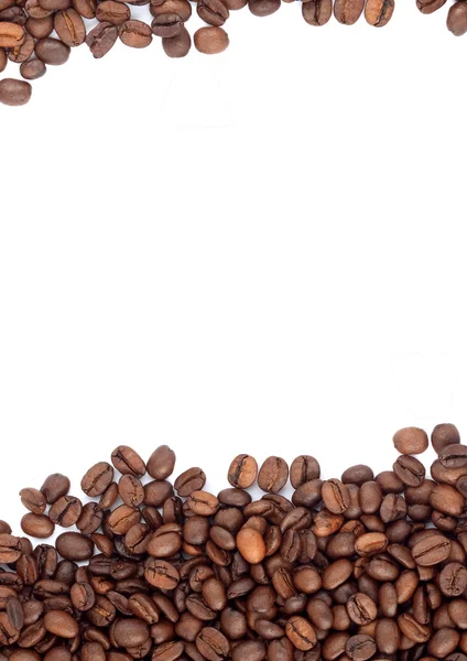 Kahverengi kahve çekirdekleri — Stok fotoğraf