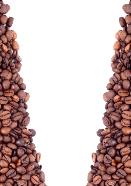 Фон кофейных зерен — стоковое фото