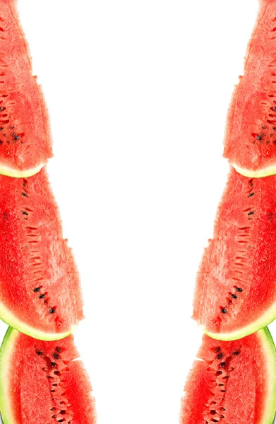 Stor röd vattenmelon — Stockfoto