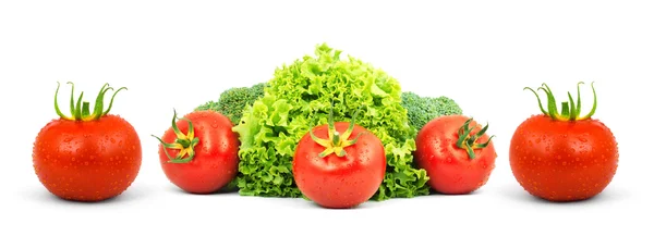 Lågt kaloriinnehåll råa grönsaker — Stockfoto