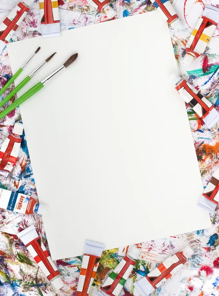 Watercolor, splash, paper — Stock Photo, Image